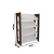 Sapateira Organizadora - AZ1025 - Nogal/Branco - Tecno Mobili - Imagem 5