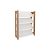 Sapateira Organizadora - AZ1025 - Amendoa/Branco - Tecno Mobili - Imagem 3