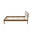 Cama de Solteiro - CM8004 - Amendoa/Branco - Tecno Mobili - Imagem 5