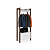 Armário Closet c/ Gaveta - AZ1011 - Nogal/Branco - Tecno Mobili - Imagem 3