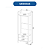 Armário Closet c/ Gaveta - AZ1011 - Amendoa/Branco - Tecno Mobili - Imagem 4