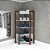 Armario Canto Closet - AZ1020 - Nogal/Branco - Tecno Mobili - Imagem 1