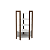 Armario Canto Closet - AZ1020 - Nogal/Branco - Tecno Mobili - Imagem 3