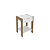 Mesa Cabeceira - AZ1016 - Amendoa/Branco - Tecno Mobili - Imagem 5