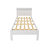 Cama de Solteiro - CM8010 - Branco - Tecno Mobili - Imagem 3