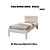 Cama de Solteiro - CM8010 - Branco - Tecno Mobili - Imagem 2