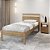 Cama de Solteiro - CM8010 - Amendoa - Tecno Mobili - Imagem 1