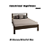 Cama de Casal - CM8005 - Nogal/Branco - Tecno Mobili - Imagem 2