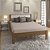 Cama de Casal - CM8005 - Amendoa/Branco - Tecno Mobili - Imagem 1
