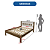 Cama de Casal - CM8007 - Nogal/Branco - Tecno Mobili - Imagem 7