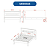 Cama de Casal - CM8007 - Amendoa/Branco - Tecno Mobili - Imagem 6