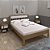 Cama de Casal - CM8007 - Amendoa/Branco - Tecno Mobili - Imagem 1