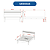 Cama de Casal - CM8009 - Nogal/Branco - Tecno Mobili - Imagem 5