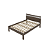 Cama de Casal - CM8009 - Nogal/Branco - Tecno Mobili - Imagem 4