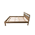 Cama de Casal - CM8009 - Amendoa/Branco - Tecno Mobili - Imagem 5