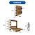 Cama Articulada Casal - CM8014 - Amendoa - Tecno Mobili - Imagem 7