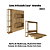 Cama Articulada Casal - CM8014 - Amendoa - Tecno Mobili - Imagem 2