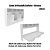 Cama Articulada Solteiro - CM8020 - Branco - Tecno Mobili - Imagem 3