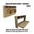 Cama Articulada Solteiro - CM8020 - Amendoa - Tecno Mobili - Imagem 3