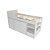 Cama Multifuncional Solteiro - CM8021 - Branco - Tecno Mobili - Imagem 8