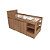 Cama Multifuncional Solteiro - CM8021 - Amendoa - Tecno Mobili - Imagem 8