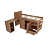 Cama Multifuncional Solteiro - CM8021 - Amendoa - Tecno Mobili - Imagem 7