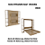 Cama Articulada Casal - CM8040 - Amendoa - Tecno Mobili - Imagem 3