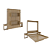 Cama Articulada Casal - CM8041 - Amendoa - Tecno Mobili - Imagem 5