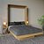 Cama Articulada Casal - CM8041 - Amendoa - Tecno Mobili - Imagem 1