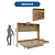 Cama Articulada Casal - CM8043 - Amendoa - Tecno Mobili - Imagem 8
