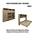 Cama Articulada Casal - CM8043 - Amendoa - Tecno Mobili - Imagem 3