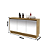 Balcão Buffet c/ Espelho - BB2609 - Amendoa - Tecno Mobili - Imagem 8