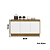 Balcão Buffet - BB2610 - Amendoa/Off White - Tecno Mobili - Imagem 10