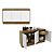 Balcão Buffet - BB2610 - Amendoa/Off White - Tecno Mobili - Imagem 5