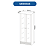 Cristaleira 02 Portas - CR6002 - Amendoa - Tecno Mobili - Imagem 8