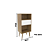 Estante Baixa c/ Gaveta - E1715 - Amendoa/Off White - Tecno Mobili - Imagem 9