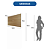Painel Suspenso - PA2915 - Amendoa - Tecno Mobili - Imagem 4