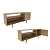 Rack com 01 Porta - R1486 - Amendoa - Tecno Mobili - Imagem 4