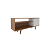 Rack com 01 Porta - R1486 - Amendoa/Marmore - Tecno Mobili - Imagem 5