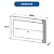 Painel Suspenso - PL3001 - Amendoa/Off White - Tecno Mobili - Imagem 4