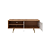 Rack com 01 Porta - R1482 - Amendoa/Marmore - Tecno Mobili - Imagem 6