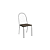 Par de Cadeiras Noruega - 2C077-CR - Corino Marrom - Kappesberg Crome - Imagem 3