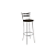 Banqueta Jade - 1B699-CR - Corino Marrom - Kappesberg Crome - Imagem 2