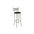 Banqueta Jade - 1B699-NK - Corino Preto - Kappesberg Crome - Imagem 2