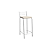 Banqueta Genova - 1B705-CR - Corino Nude - Kappesberg Crome - Imagem 2