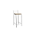 Banqueta Genova - 1B705-CR - Linho Fendi - Kappesberg Crome - Imagem 2