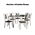 Conjunto Mesa Reno 150cm c/ Vidro + 06 Cadeiras Florença - Kappesberg - Imagem 2