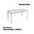 Conjunto Mesa Reno 150cm c/ Vidro + 06 Cadeiras Florença - Kappesberg - Imagem 4