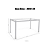 Conjunto Mesa Reno 150cm c/ Vidro + 06 Cadeiras Florença - Kappesberg - Imagem 5
