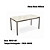 Conjunto Mesa Reno 160cm c/ Vidro + 06 Cadeiras Amsterda - Kappesberg - Imagem 3
